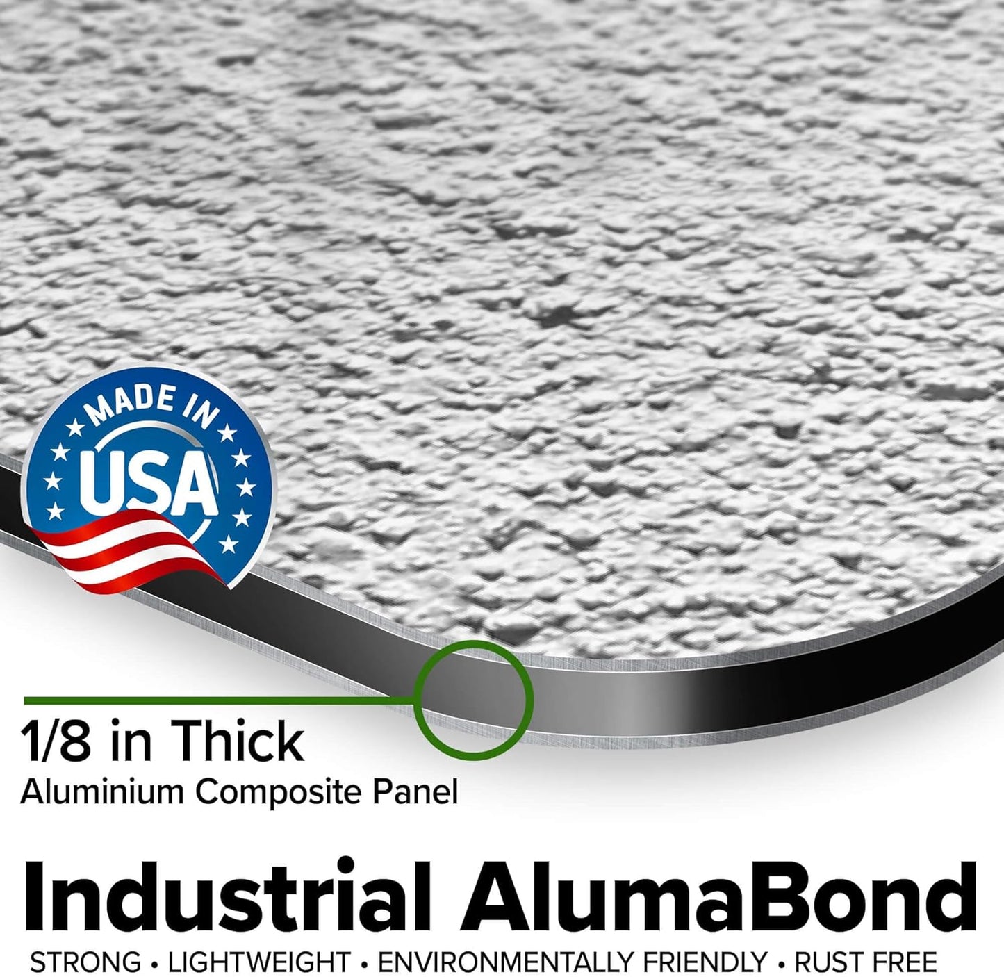 Custom Sign, Custom Street Sign, 11 Font Colors, 13 Font Styles, 4 Hole Options, 22 Sizes, 36x48 Inches, Rust Free DiBound, Fade Resistant, Made in USA by My Sign Center (Concrete)