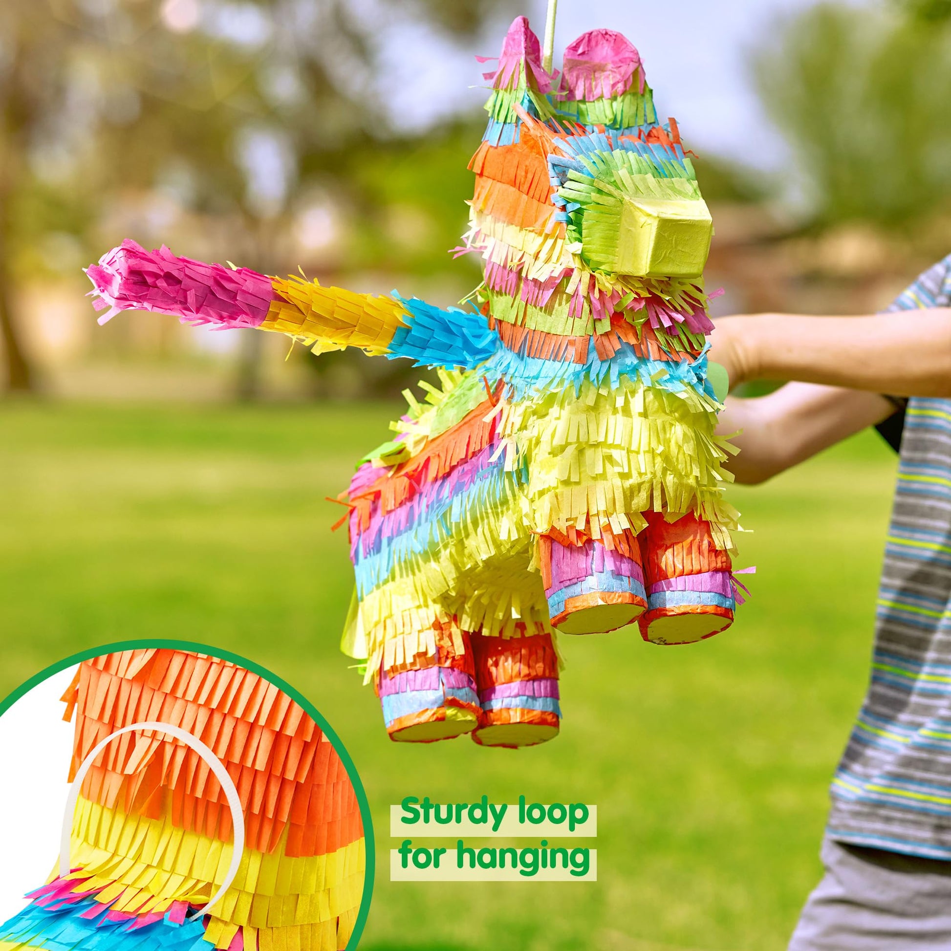Cinco De Mayo Donkey Pinata for Kids Birthday Party for Fun Fiesta Taco Party Supplies, Luau Event