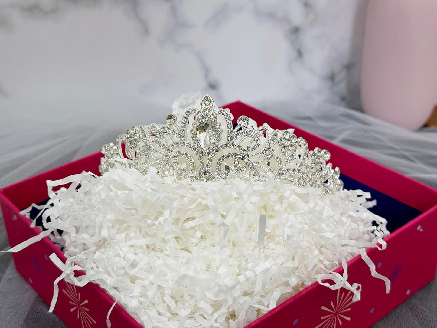 JETKONG 3 Pcs Bachelorette Party Decorations Bridal Shower Crown, Bride to Be Sash&Veil for Women Bachelorette Party Gifts, Bachelorette Party Supplies, Gifts, Favors (Silver)