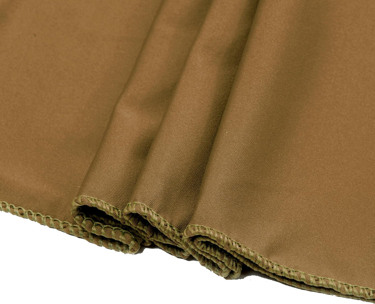 VDS Pack of 125 PCS | Mocha | Spandex Chair Sashes Bows Without Buckle | Stretch Elastic Banquet Universal Folding Chair Band Tie with for Wedding Party Conference Celebration Event Decoration