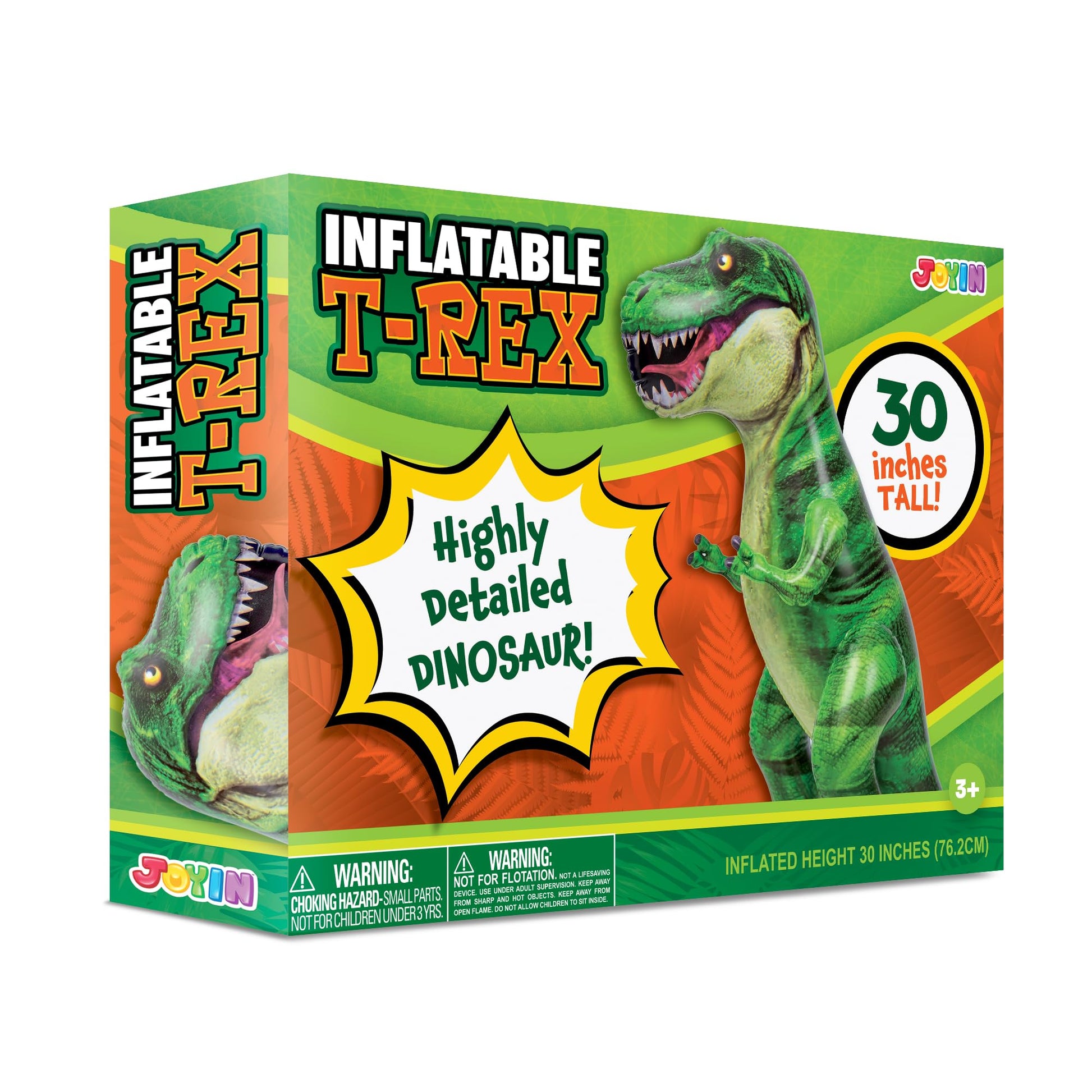 JOYIN 30”T.rex Dinosaur Inflatable, Tyrannosaurus Rex Inflatable Dinosaur Toy for Party