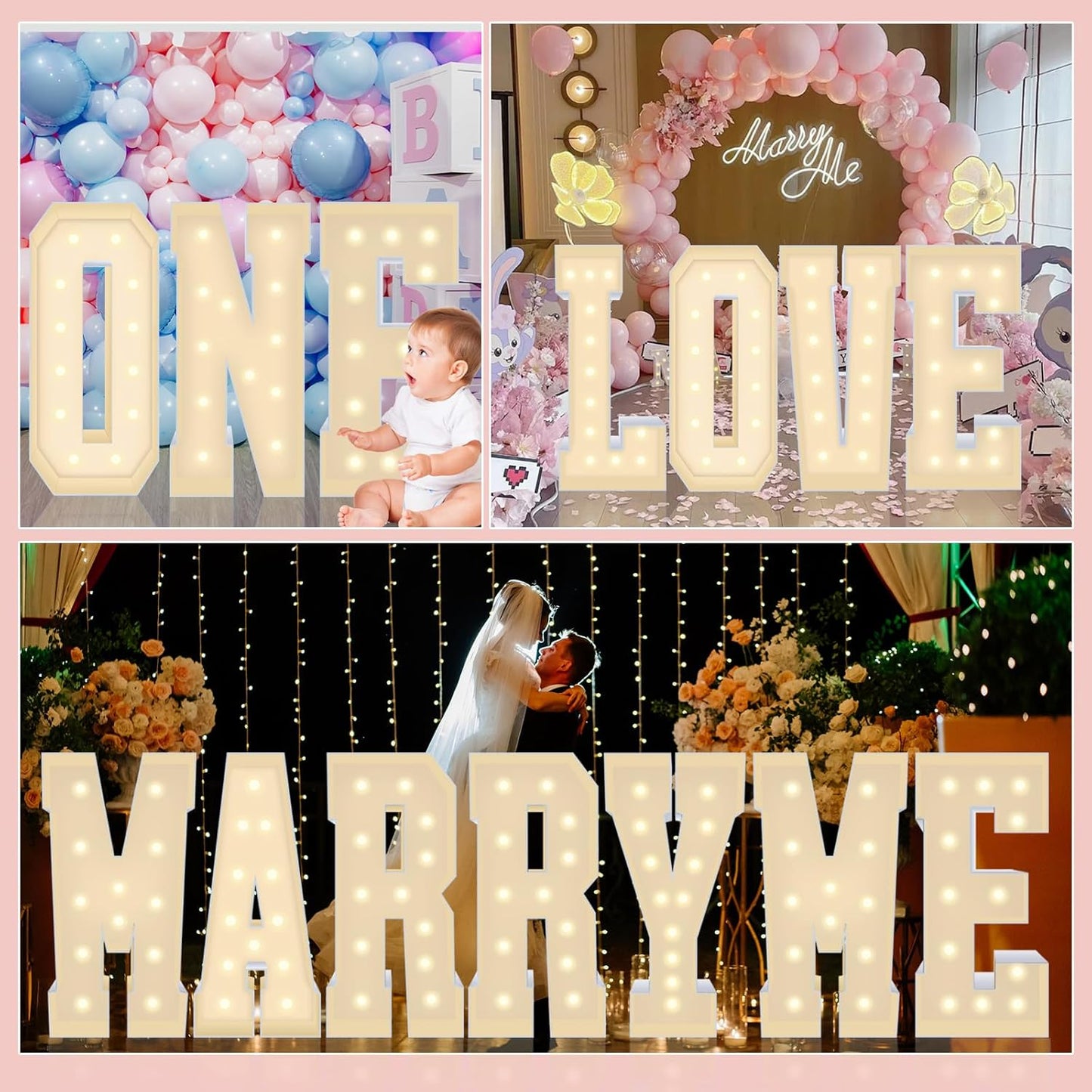 4FT Marquee Plastic Letters N - Light up Letters N Are Made from Corrugated Plastic Board - Quick Assembly Without Tools, Disassembled Components Can Be Used for Garage Sale Signs, Yard Sale Signs