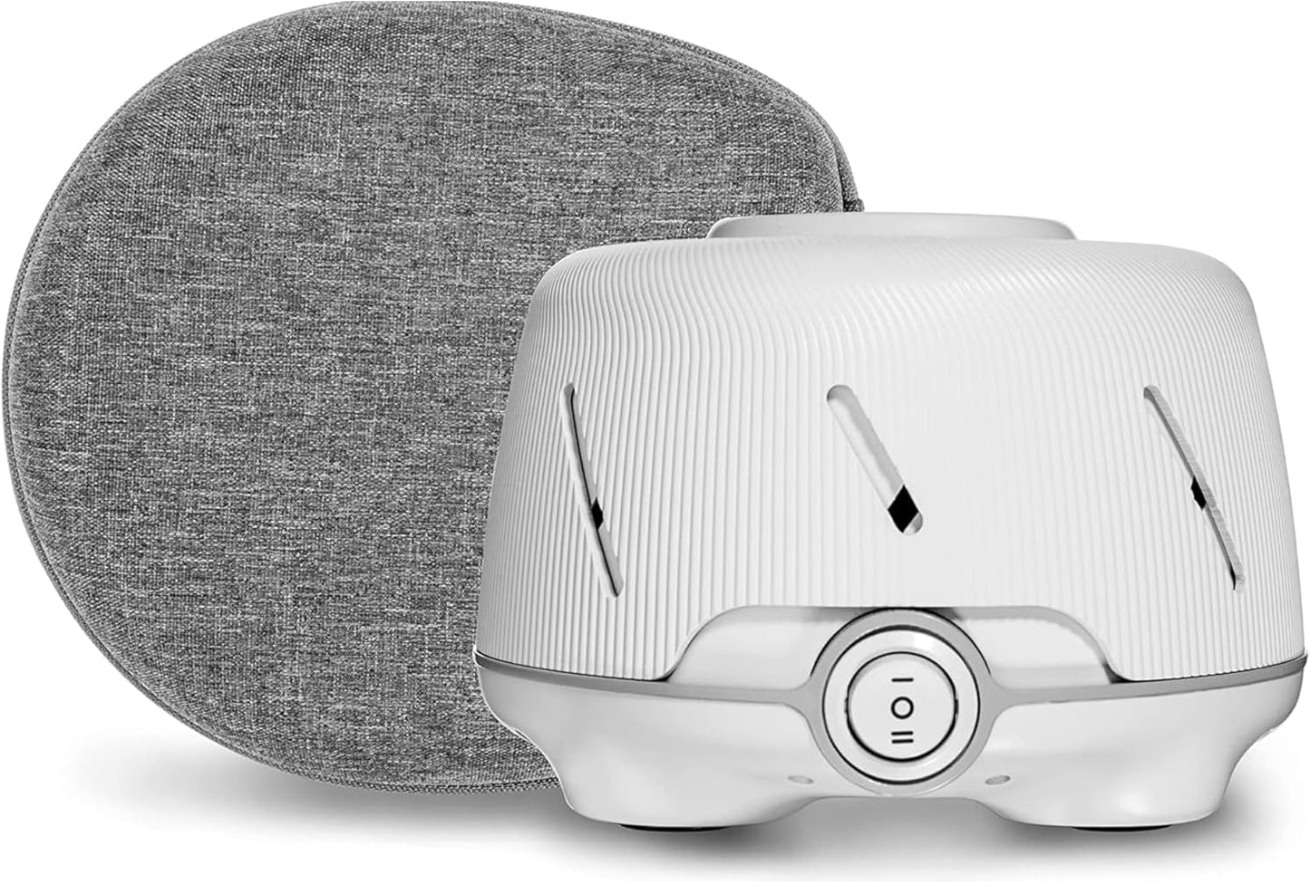 Yogasleep Dohm (White/Gray) & Travel Case (2 Piece Set) The Original White Noise Machine with Natural Sound from a Real Fan, Sleep Aid & Noise Cancelling For Adults & Baby, Office Privacy & Meditation