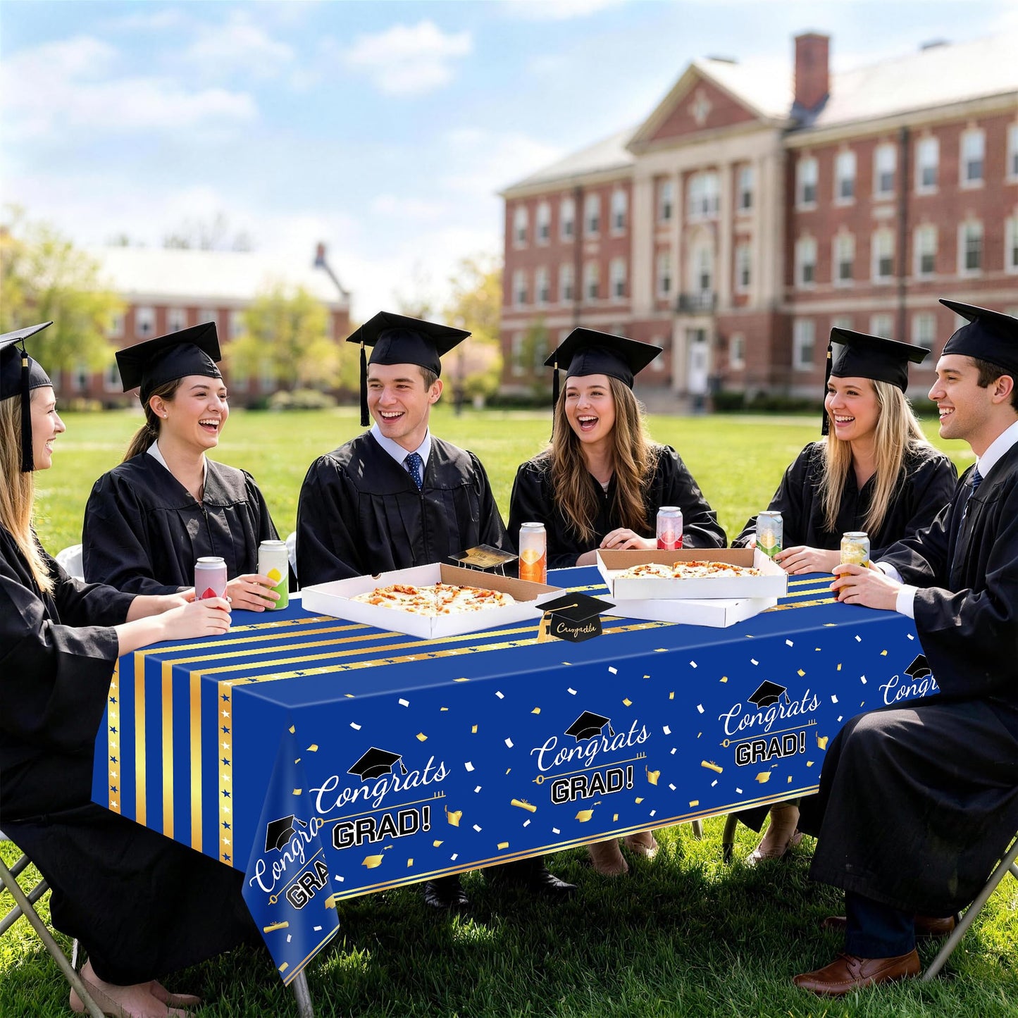 Childom 3 Pack Graduation Tablecloth,Graduation Decorations Class of 2026 Graduation Party