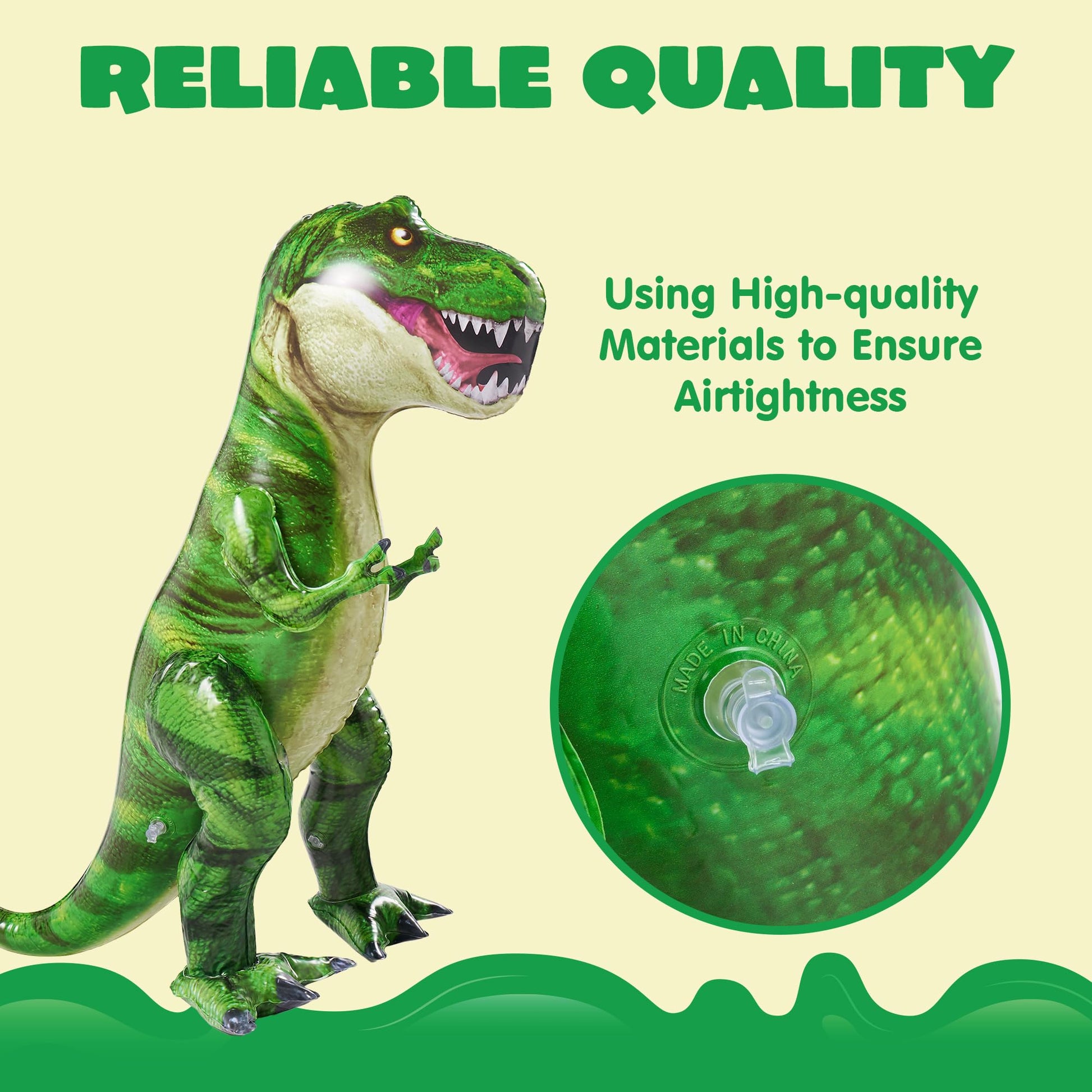 JOYIN 30”T.rex Dinosaur Inflatable, Tyrannosaurus Rex Inflatable Dinosaur Toy for Party