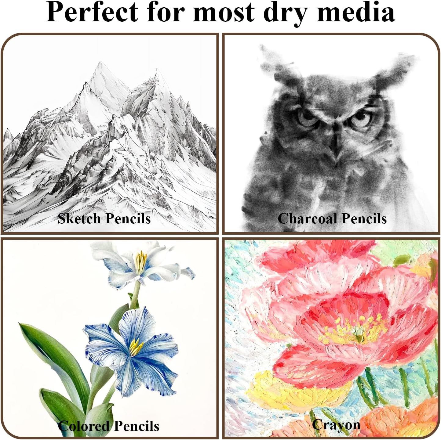 Sketch Book 11 x 14?? 100 Sheets Top Spiral Sketchbook, 68lb /100gsm Drawing Paper Pad, Sketch Pads for Drawing for Adults, Large Sketchbook.