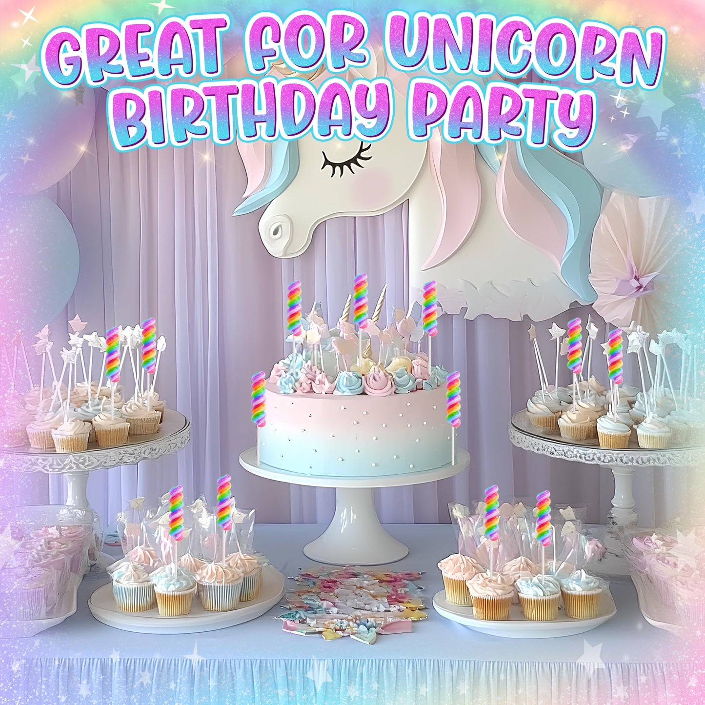 Unicorn Lollipops Individually Wrapped 20pk – Unicorn Party Favors
