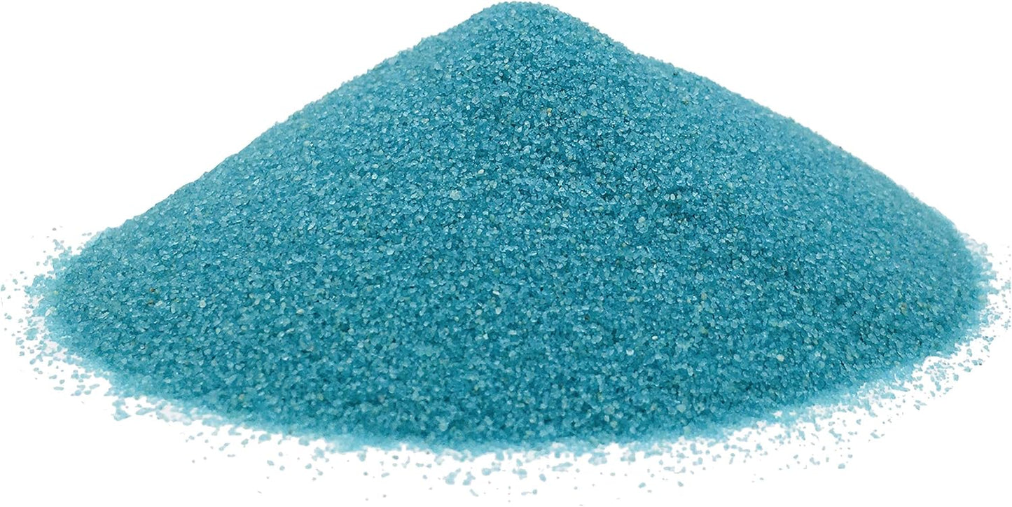 Teal Sand - Fine Colored Sand for Ritual Use, Zen Gardens, Incense Burners, Smudging Bowls, Unity Ceremonies, Mandalas, Spiritual Practices, Arts & Crafts by Alternative Imagination (1 Pound)