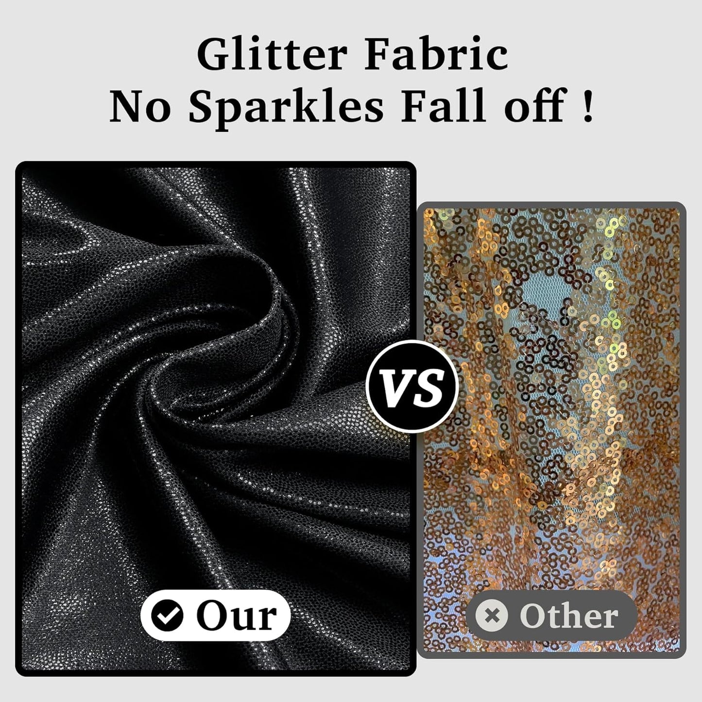 30ftx10ft Black Sequin Backdrop Curtain for Parties, Wrinkle Free Glitter Photo Backdrop Drapes 6 Panels 5x10FT Back Drop Cloth Shimmer Fabric for Wedding Birthday Photography Background