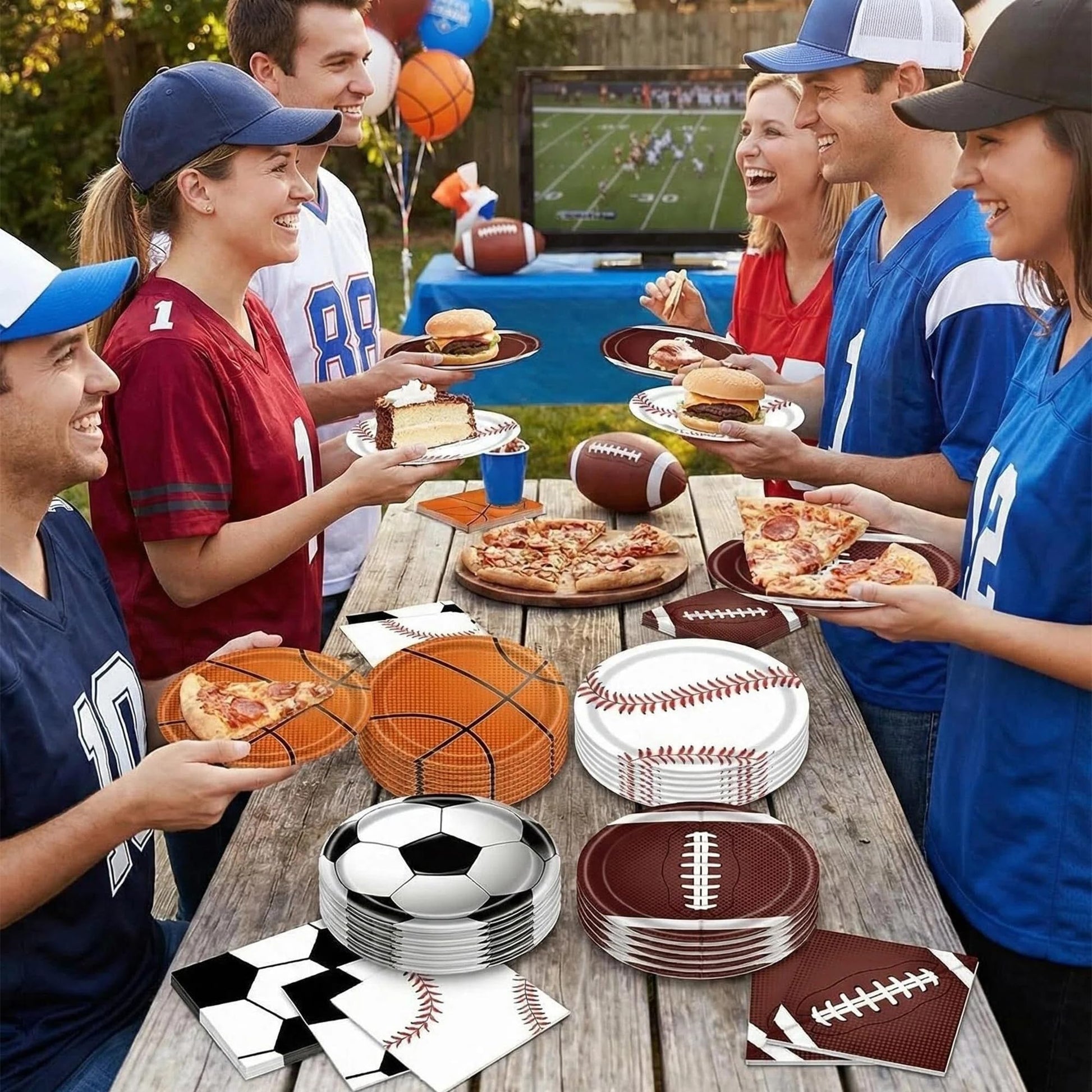 Sports Birthday Party Decorations 80Pcs Sports Party Supplies