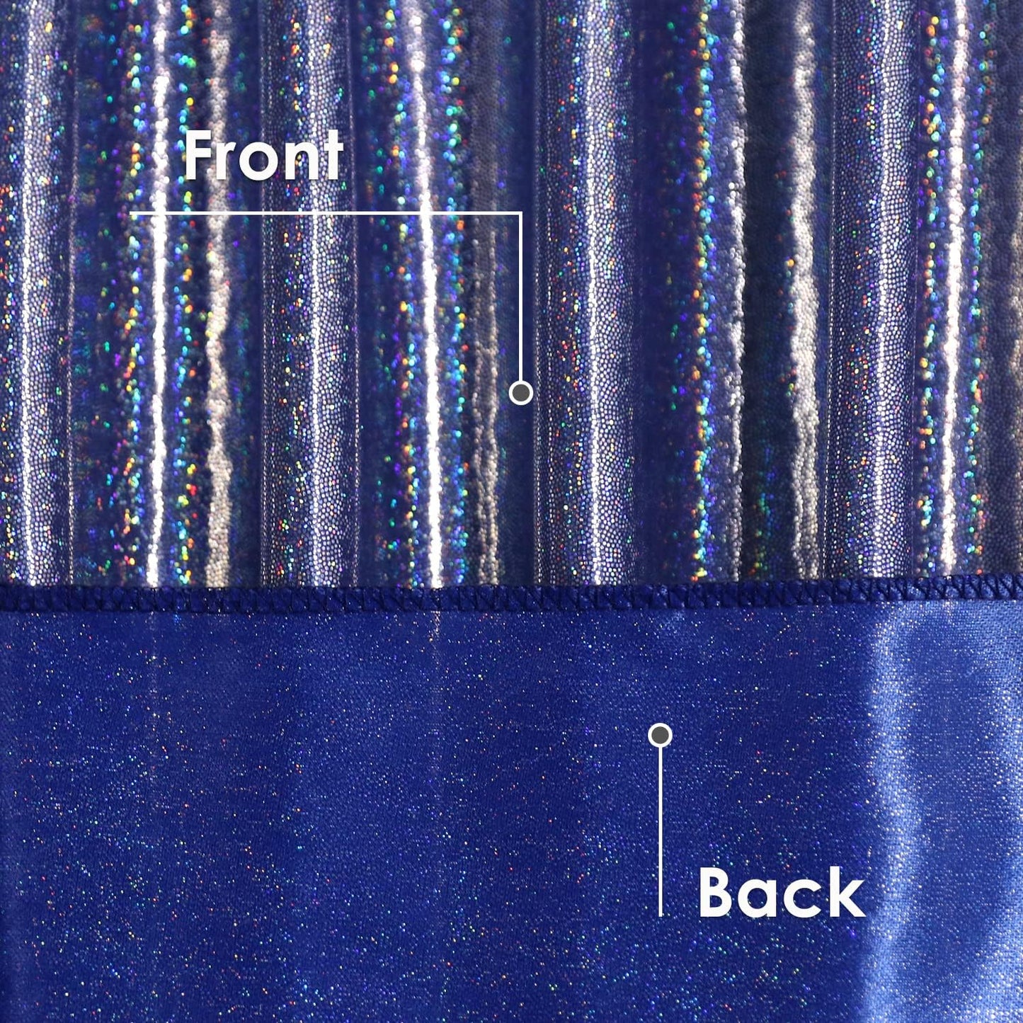 Fitable Sequin Tablecloth for Parties 60x102 Inch - Sparkle Glitter Laser Rectangle Overlay for Independence Day Decoration Ceremony Birthday Holiday Banquet, Dark Blue