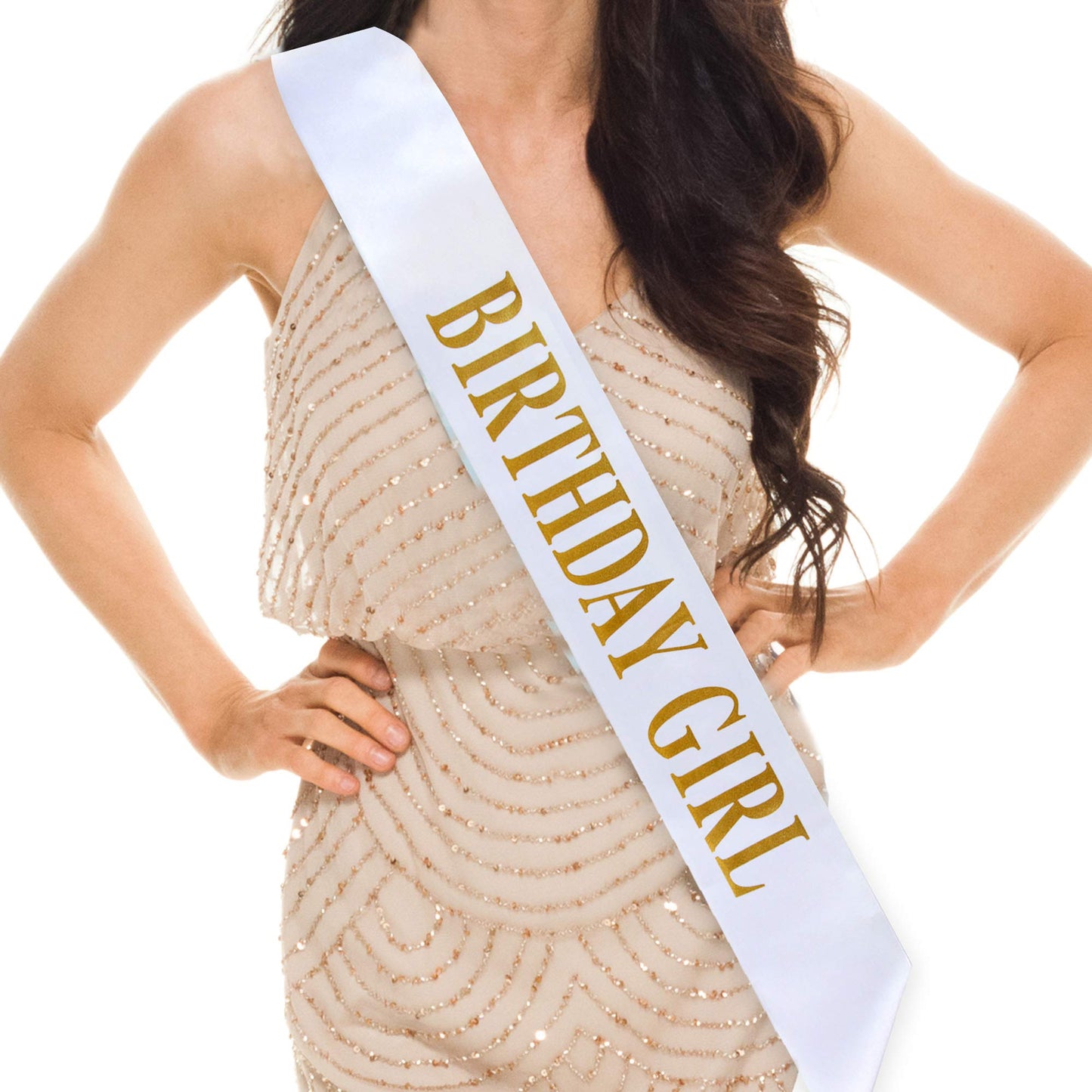 Pop Fizz Designs Birthday Sashes for Women – 10 Pack | 1 Birthday Girl Sash & 9 Funny Party Sashes