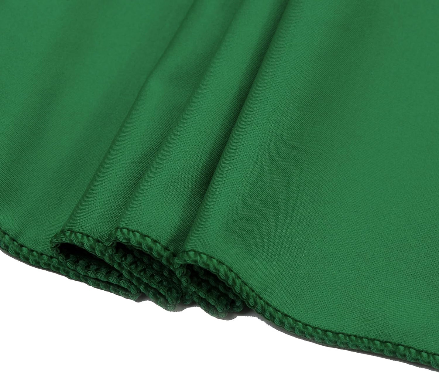 MDS Pack of 150 Spandex Chair Sashes Bows Elastic Stretch Dining Chair Bands Ties Without Slider Buckle Universal fits for Wedding Baby Shower Birthday Party Banquet Event Decoration - Green