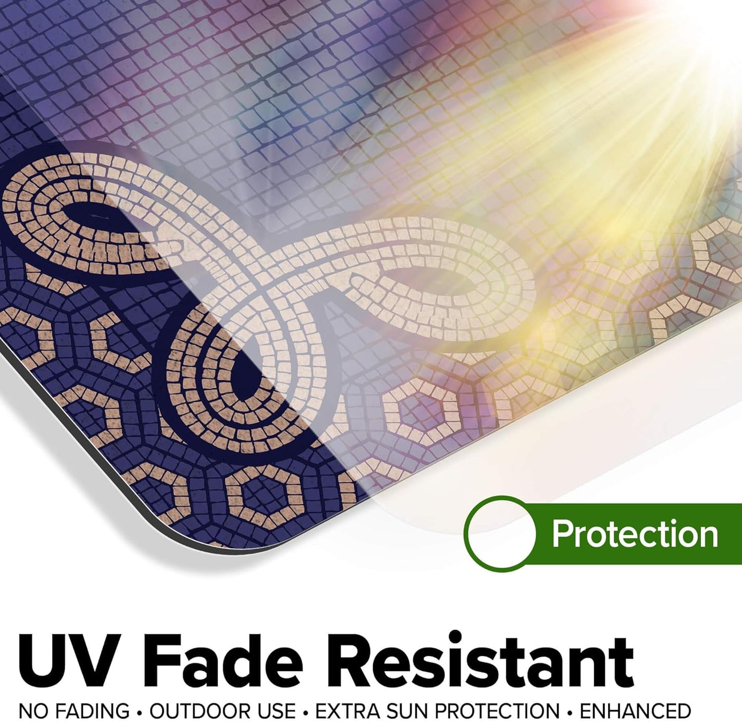 Custom Sign, Custom Street Sign, 11 Font Colors, 13 Font Styles, 4 Hole Options, 22 Sizes, 36x36 Inches, Rust Free DiBound, Fade Resistant, Made in USA by My Sign Center (Fauxsaic 1)