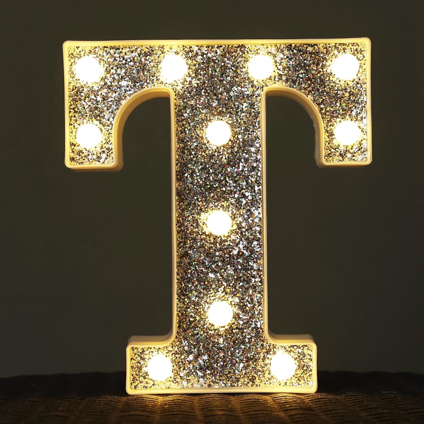 Light Up Letters - Marquee Light Signs for Table Decorations, Prom, Events, or Engagement Parties - Featuring Alphabet & Number Lighted Letters