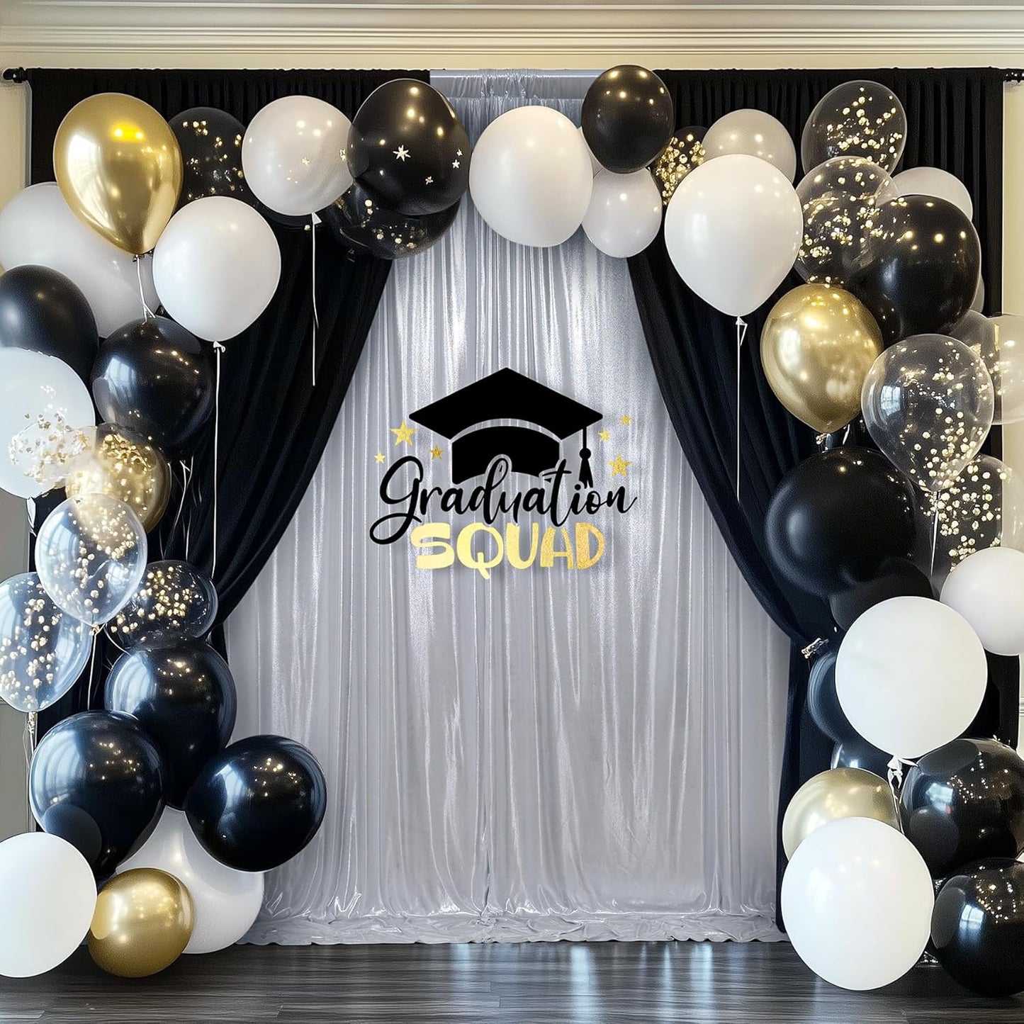 Outpain Thick 20 ft x 10 ft Silver Sequin Backdrop Curtain for Parties, Wrinkle Free Glitter Photo Backdrop Drapes 4 Panels 5x10ft Silver Back Drop Cloth for Wedding Christmas Photography Background