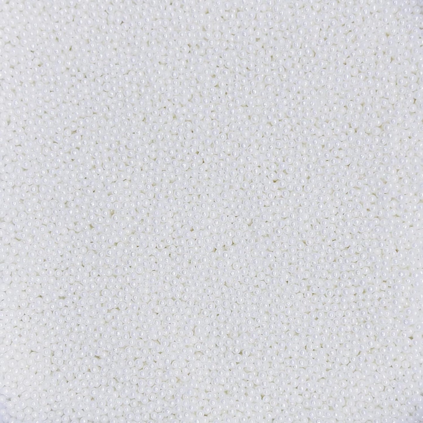 Dynastang 2mm White Pearls Sprinkles Edible Pearls Cake Decorating Stars Cake Decorations Cupcake Toppers Cookie Decorating Perfect for Cakes, Cupcakes, Desserts Toppings 3OZ