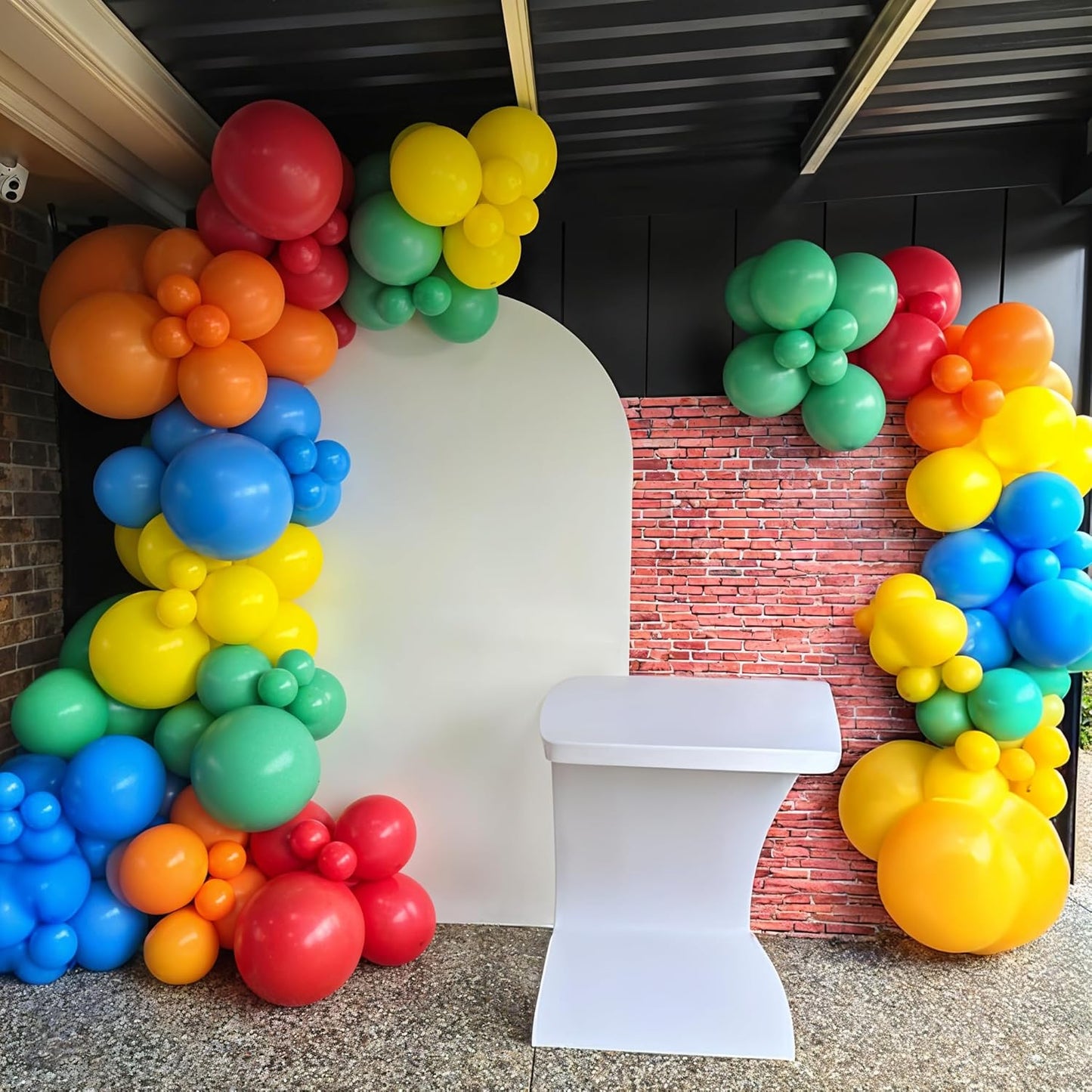 Red Yellow Blue Green Balloons, 60PCS Red Orange Blue Balloons, Rainbow Cartoon Theme Primary Color Latex Balloon for Kids Birthday Baby Shower Festival Carnival Circus Party Decorations Supplies