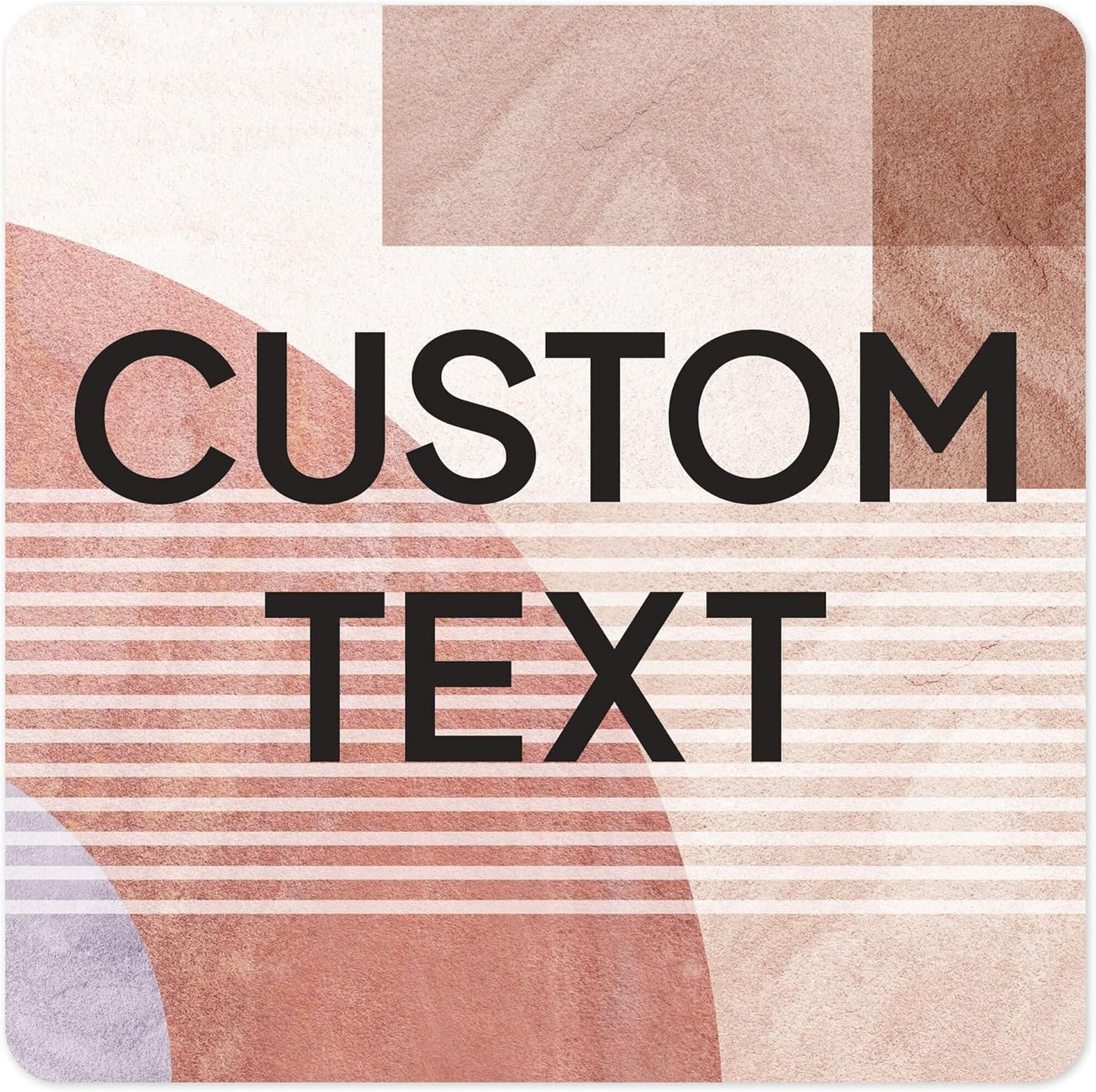 Custom Sign, Custom Street Sign, 11 Font Colors, 13 Font Styles, 4 Hole Options, 22 Sizes, 30x30 Inches, Rust Free DiBound, Fade Resistant, Made in USA by My Sign Center (Mid-Century Modern 1)