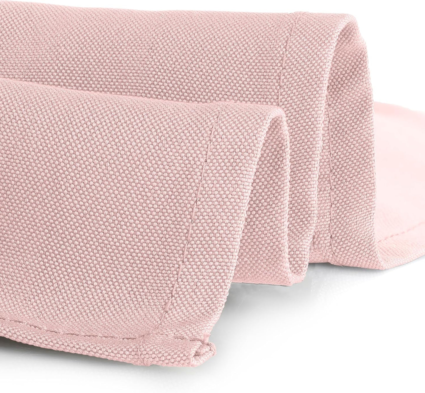 Gee Di Moda Square Tablecloth - 52 x 52 Inch Pink Table Cloth for Small Square or Round Tables - Heavy Duty Washable Fabric - for Buffet Table, Holiday Party, Dinner, Wedding & Baby Shower