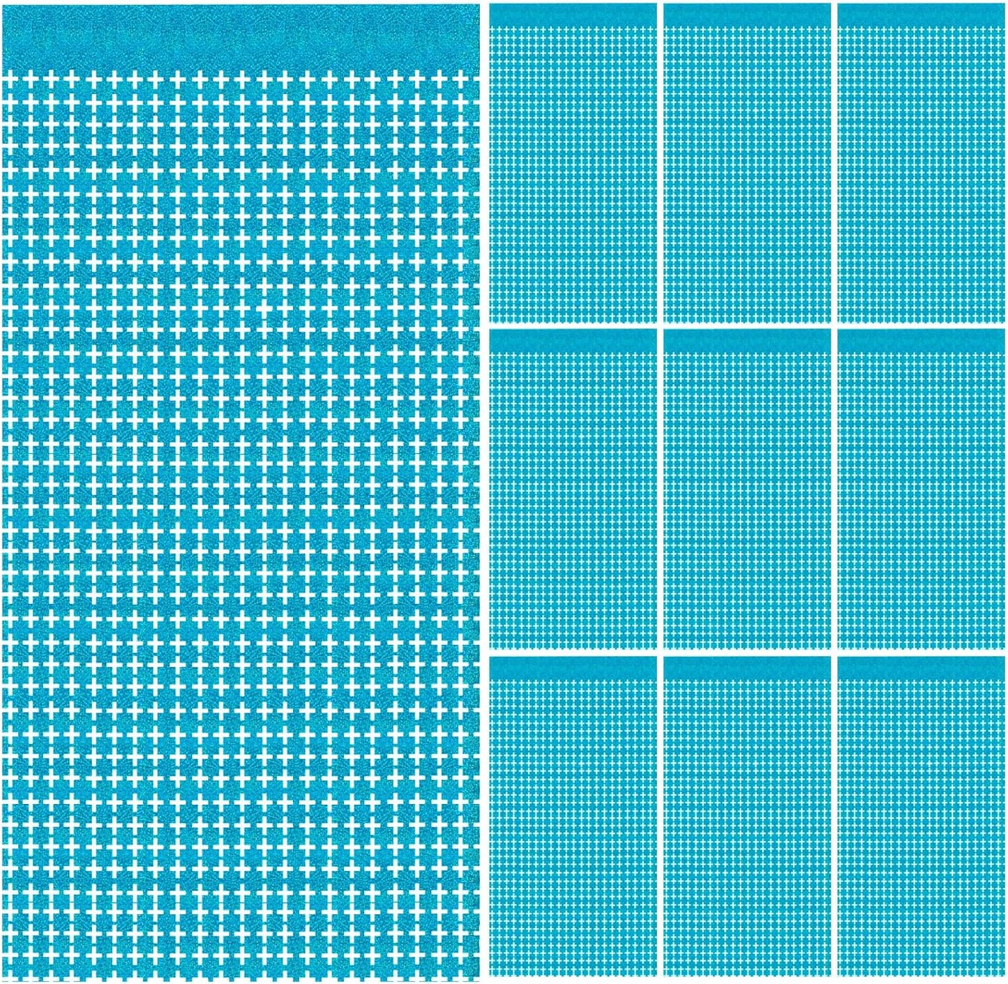 Frozen Birthday Party Decorations 10pcs Glitter Foil Fringe Curtain Party Decor Blue Photo Booth Backdrop Streamers for Halloween, Christmas, Birthday, Graduation, Wedding Party Decorations