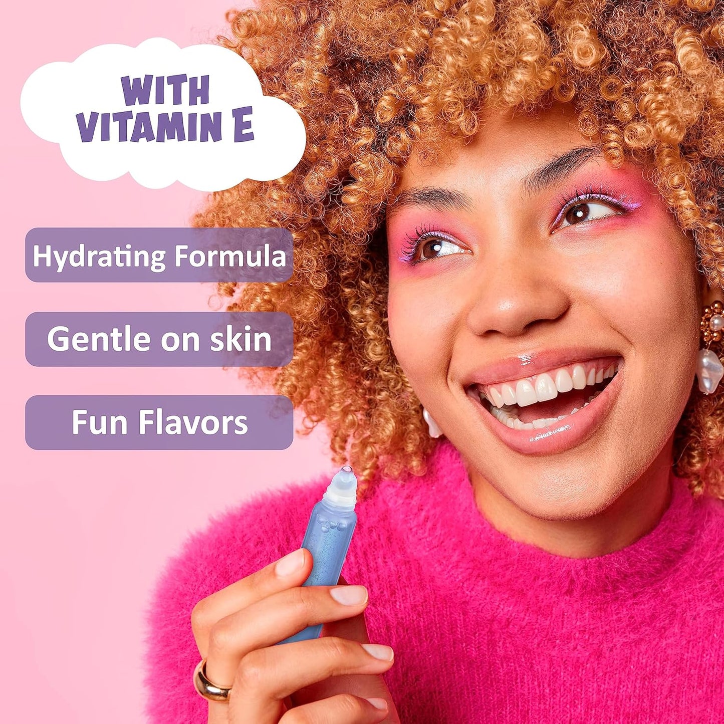 EXPRESSIONS 12pc Clear Lip Gloss Pack - Oils With Vitamin E and Essential Oils, Flavored Clear Tubes, Hydrating Glow Oil, Tinted Oil, Moisturizer