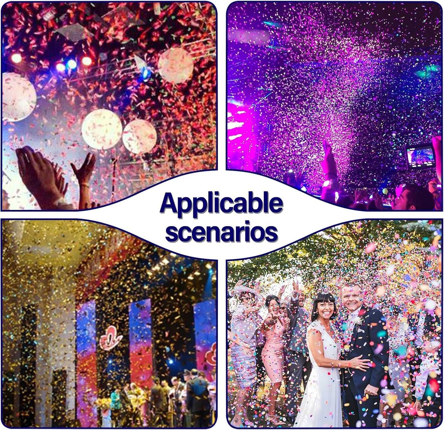 Paper Machine with 12 LED Lights and Remote Control - DMX Control Digital with Remote Perfect for DJ Parties, Nightclubs, Weddings and Events