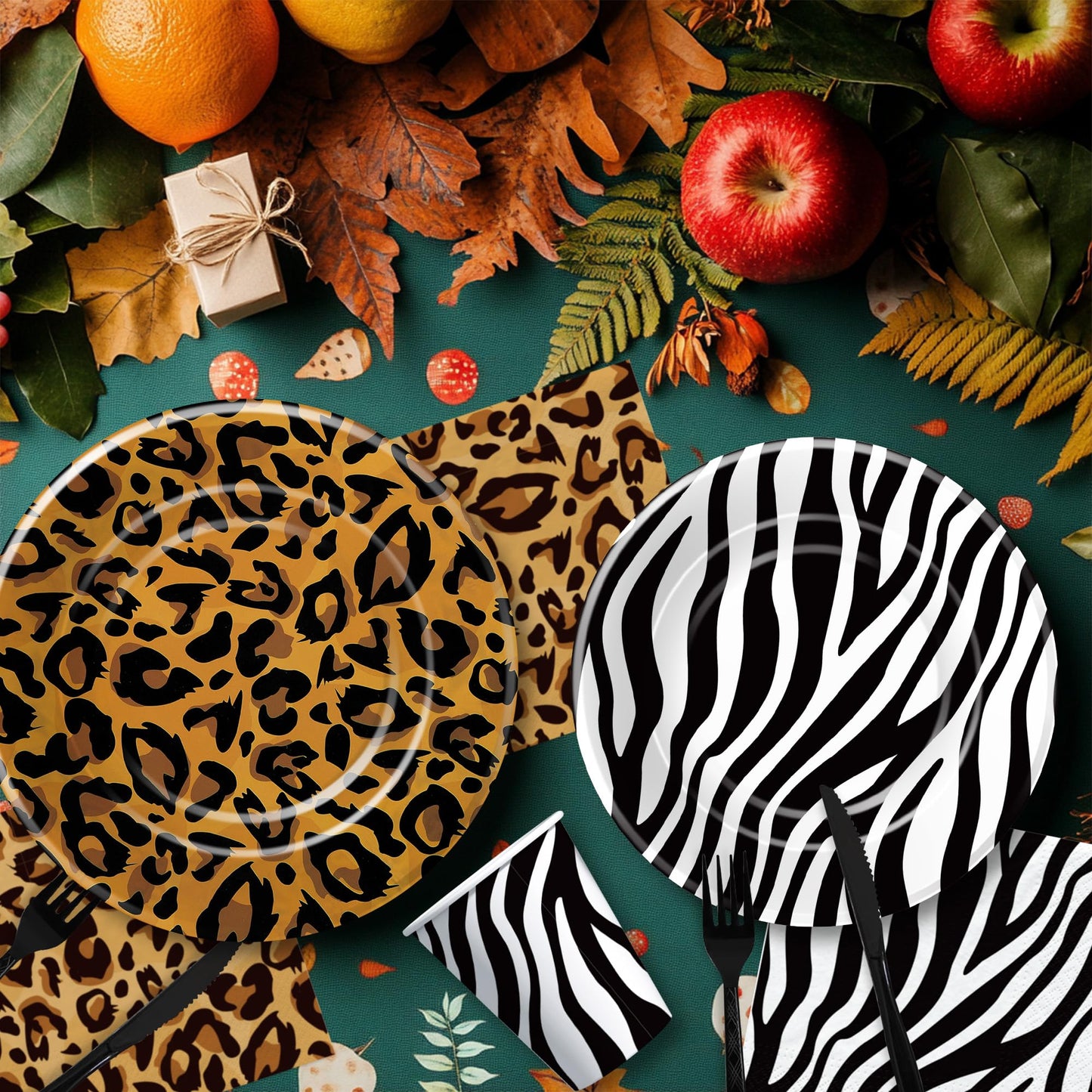 Xenorik Jungle Safari Party Decorations, Animal Birthday Party Supplies