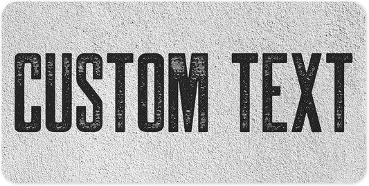 Custom Sign, Custom Street Sign, 11 Font Colors, 13 Font Styles, 4 Hole Options, 22 Sizes, 9x18 Inches, Rust Free DiBound, Fade Resistant, Made in USA by My Sign Center (Concrete)