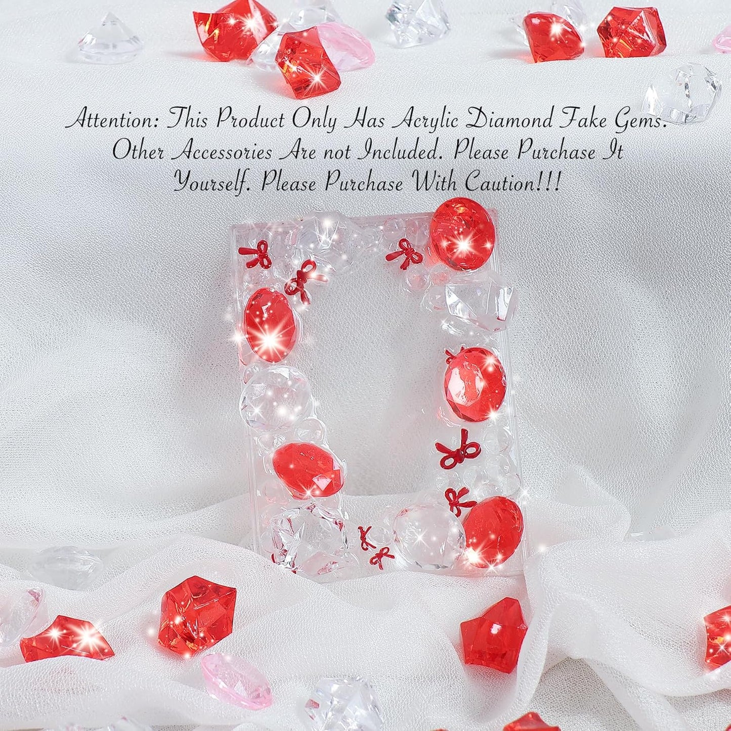 Babenest Acrylic Crushed Ice Rocks, 150 PCS Fake Crystals Plastic Ice Cubes Diamonds Gems for Vase Fillers, Home Decoration, Table Scatter, Event, Wedding, Arts & Crafts(Clear/Pink/Red)