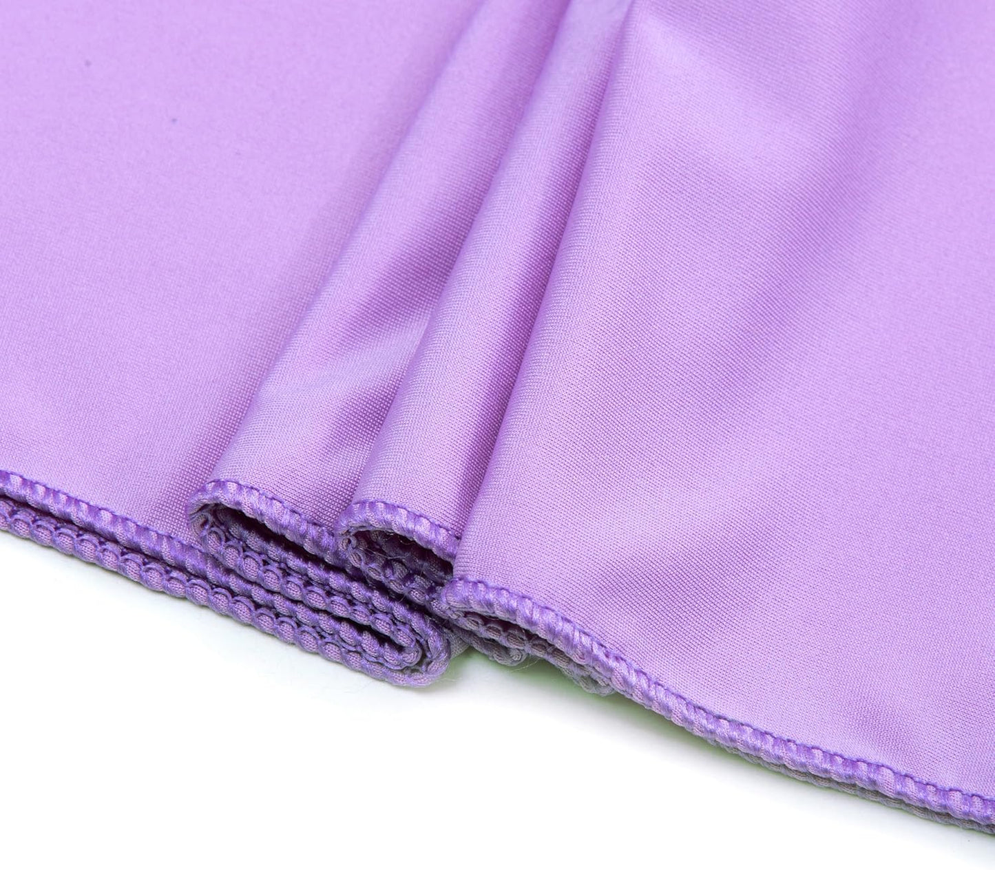 MDS Pack of 200 Spandex Chair Sashes Bows Elastic Stretch Dining Chair Bands Ties Without Slider Buckle Universal fits for Wedding Baby Shower Birthday Party Banquet Event Decoration - Lavender