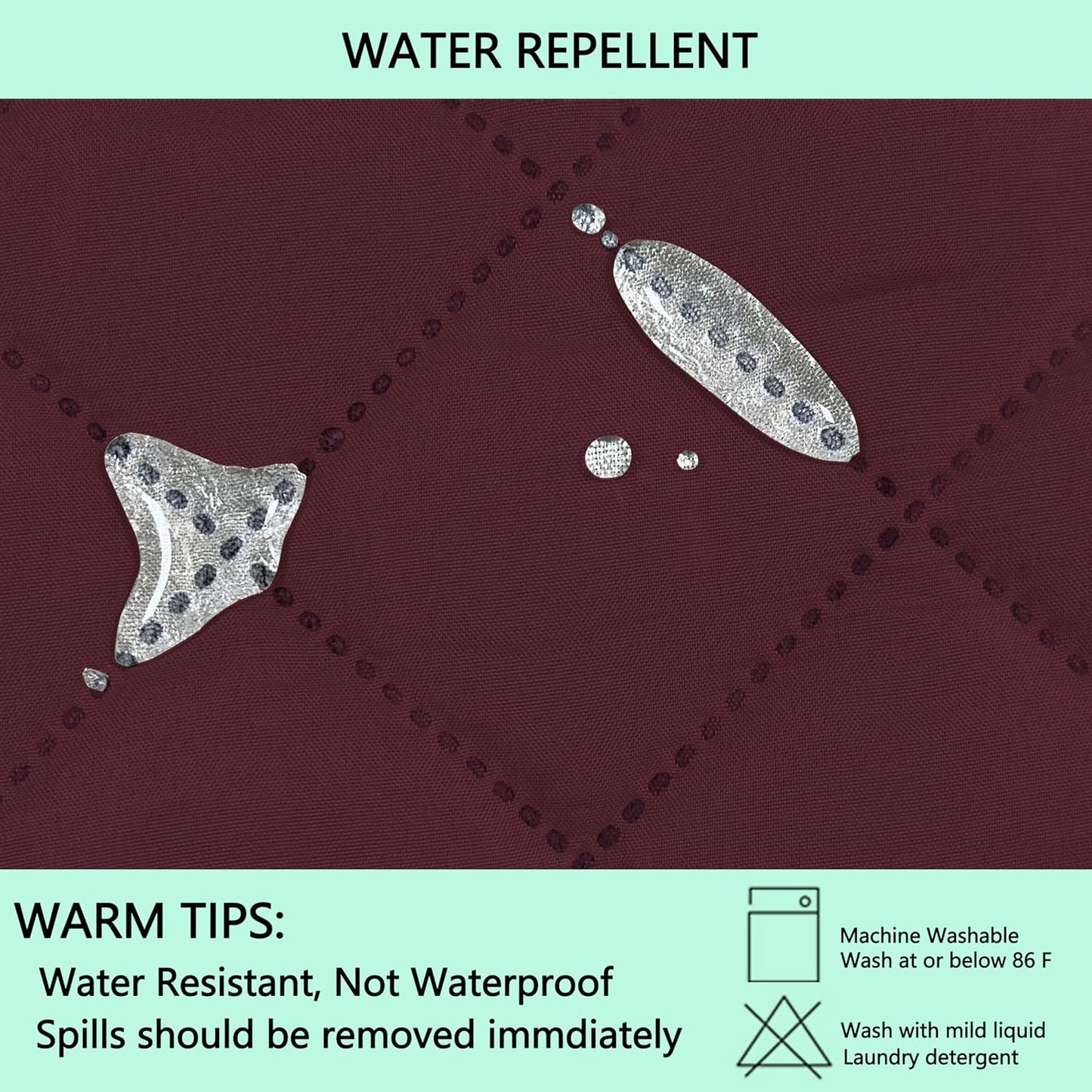 Recliner Chair Covers Reversible Sofa Cover Couch Cover for Pets Lazy Boy Furniture Protector(23''Chair,Burgundy/Camel)