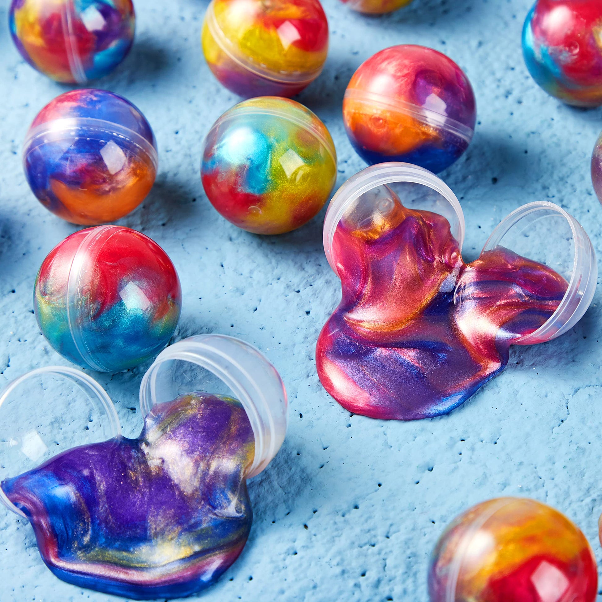 JOYIN Slime Party Favors, 24 Pack Galaxy Slime Ball - Stretchy, Non-Sticky, Mess-Free, Stress