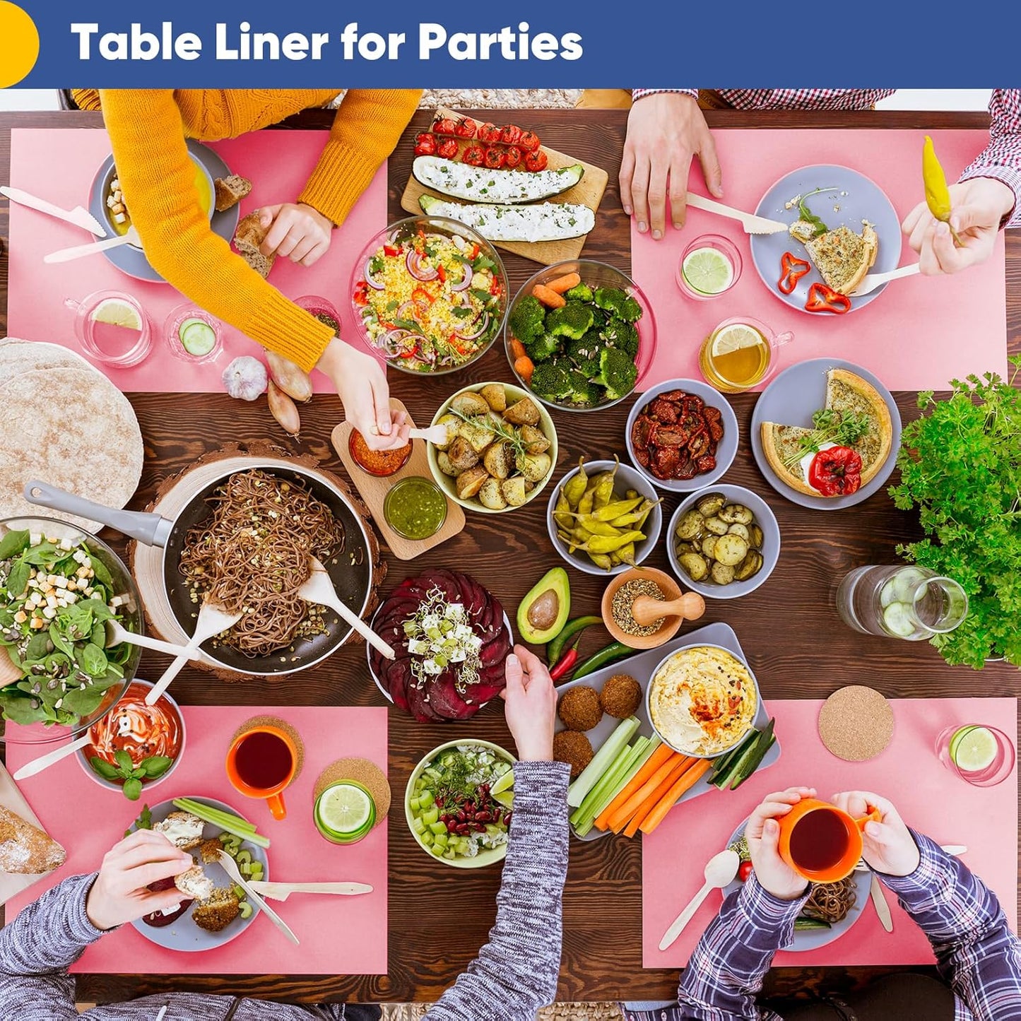 Vanhench 30"×1200" (100') Pink Wrapping Paper Roll, Solid Color Craft Paper for Mother's Day, Valentine's Day, Wedding, Birthday, Anniversary, Bouquet Flower, Poster Bulletin Board Paper