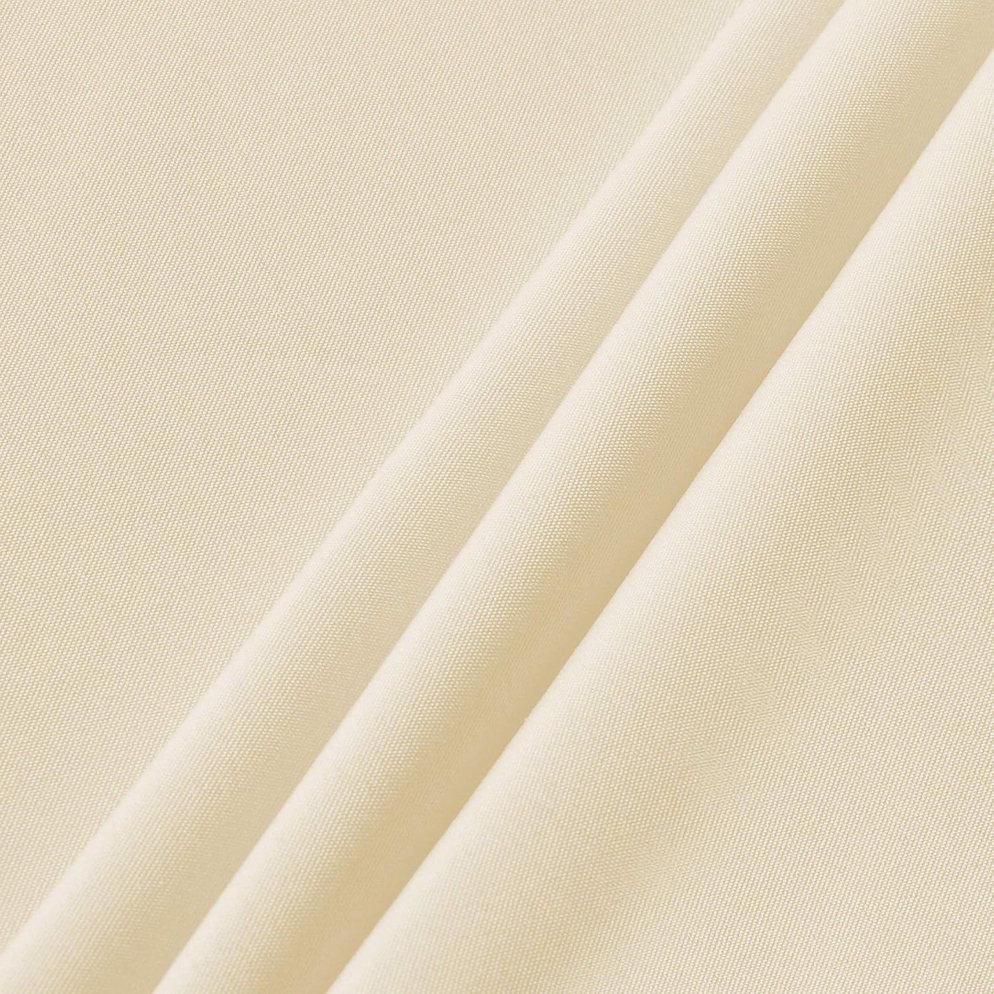 sancua Round Tablecloth - 90 Inch - Water Resistant Spill Proof Washable Polyester Table Cloth Decorative Fabric Table Cover for Dining Tables, Buffet Parties and Camping, Beige