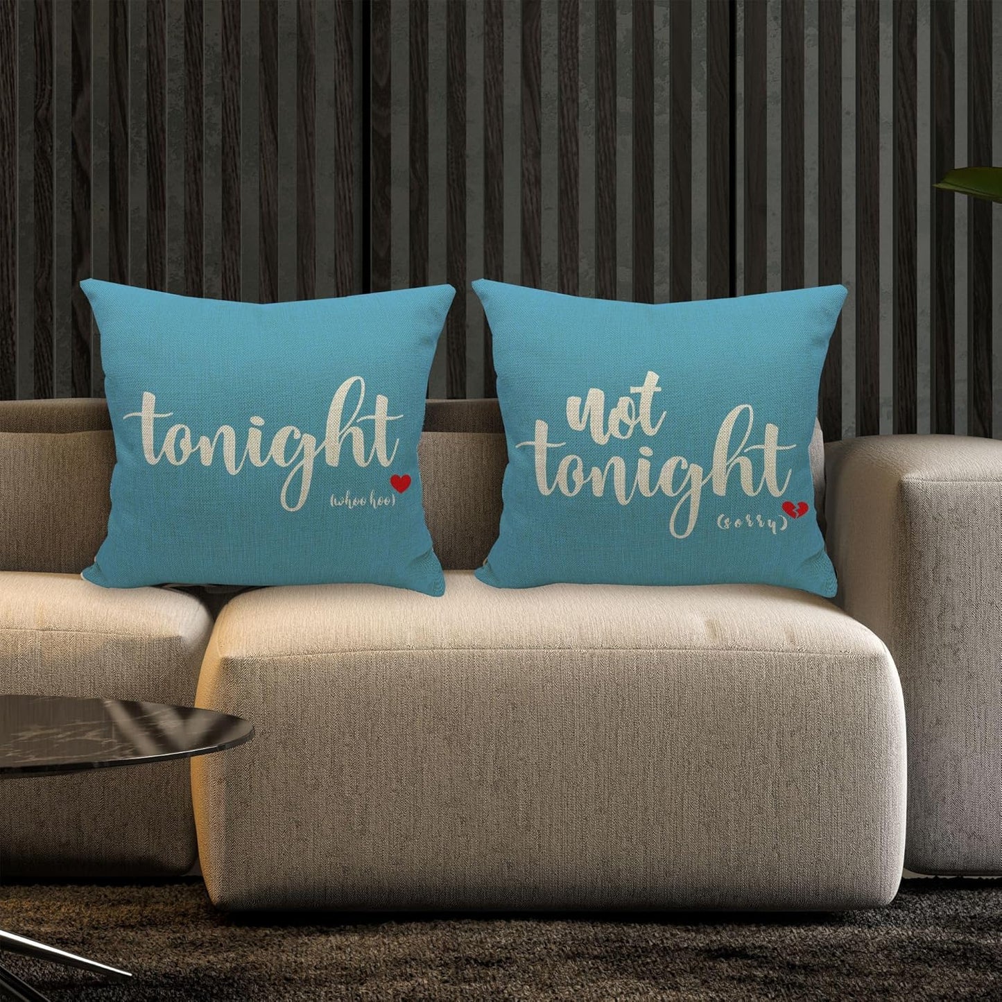 Mancheng-zi Pillow Cover, Bachelorette & Bridal Shower Gifts, Wedding Gifts, Funny Throw Pillows for Bedroom (Blue, 18x18)