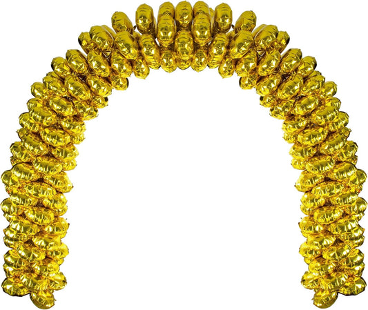 6.6FT Balloon Table Arch Kit – Adjustable Foil Balloon Arch Stand for Birthday, Wedding, Party, Baby Showers and Graduation Decorations – Easy Assembly Party Supplies (Champagne gold)