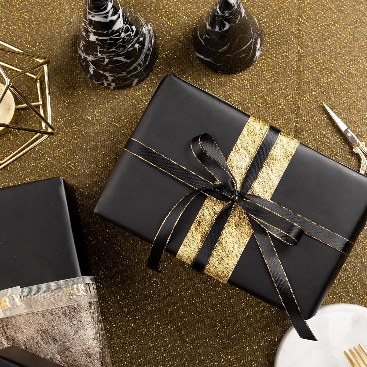 Garbendy Gift Wrapping Paper Roll-Solid Color Pearly-Lustre Paper,Perfect for Wedding, Valentine's Day,Birthday, Christmas,Baby Shower, Party - 17 Inch X 33 Feet