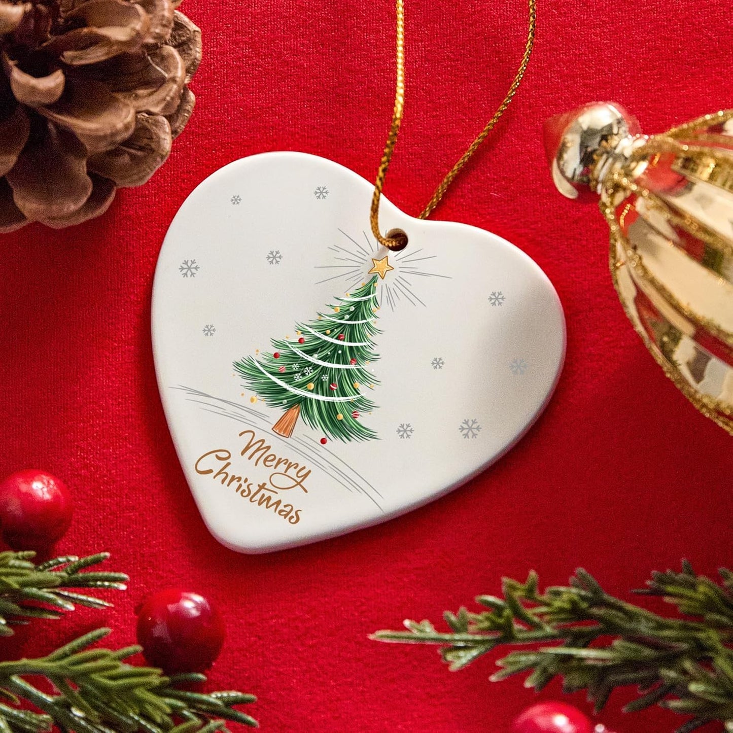 Christmas Ornaments 2025, Christmas Tree Ornament Hanging Craft Collectibles for Christmas Trees Home Party Gifts