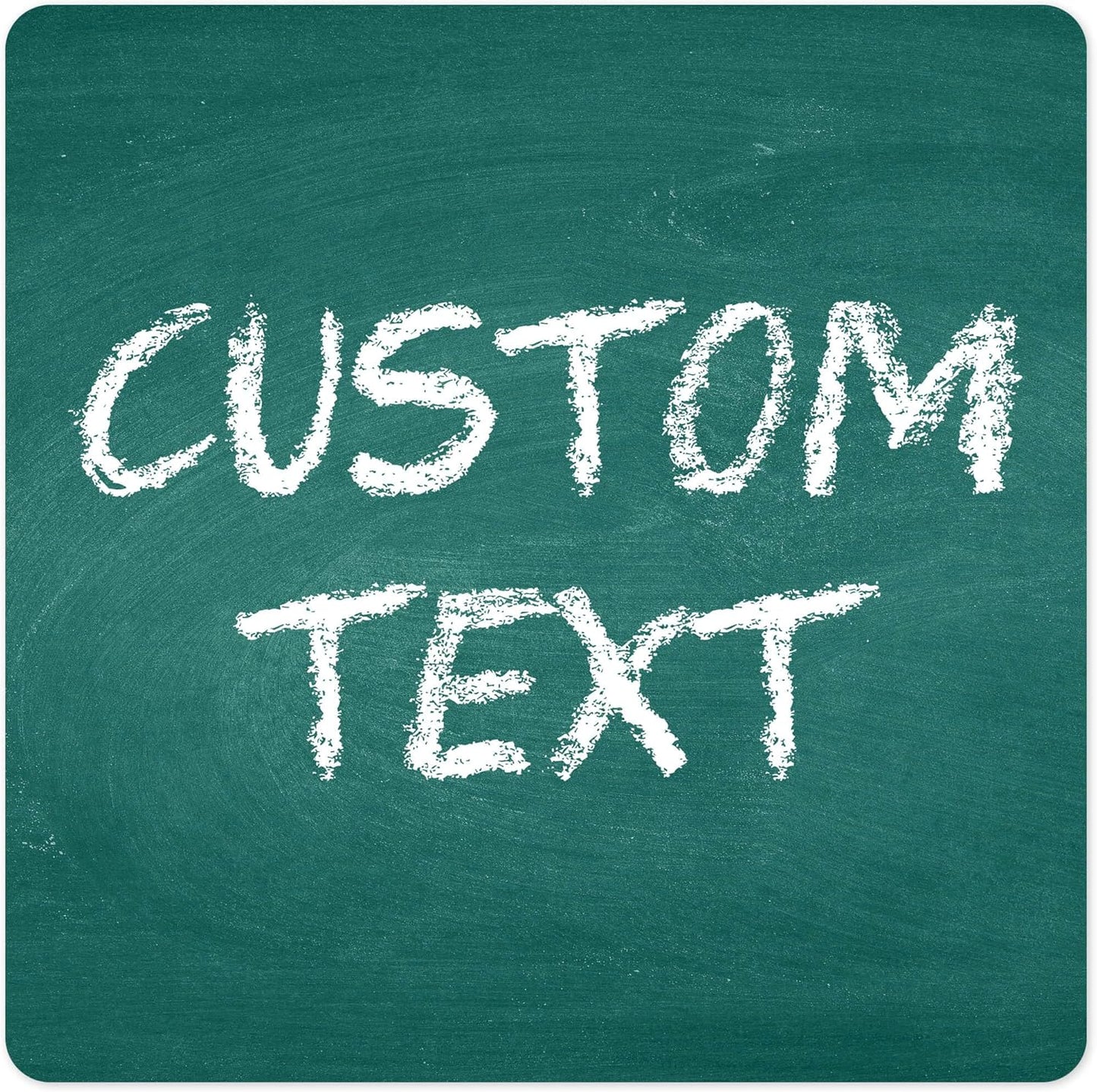 Custom Sign, Custom Street Sign, 11 Font Colors, 13 Font Styles, 4 Hole Options, 22 Sizes, 36x36 Inches, Rust Free DiBound, Fade Resistant, Made in USA by My Sign Center (Chalkboard Green)