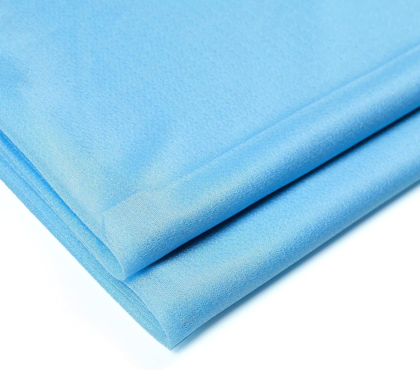 VDS Pack of 4 Panel (30 Inch X 20 Feet) Wedding Arch Draping Fabric Sheer Chiffon Fabric Drapery for Wedding Ceremony Reception Swag Backdrop Canopy Chuppah ARBO Altars Decoration (Turquoise)