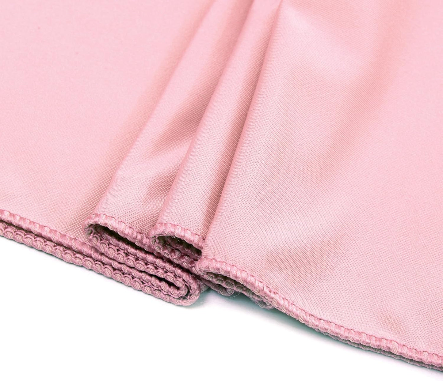 VDS Pack of 125 PCS | Dusty Rose | Spandex Chair Sashes Bows Without Buckle | Stretch Elastic Banquet Universal Folding Chair Band Tie with for Wedding Party Conference Celebration Event Decoration