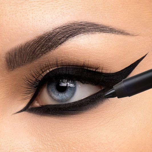K7L Deep Black Eyeliner (Vegan) - Waterline Application and Versatile Eyeliner that is Waterproof and Smudge-Proof