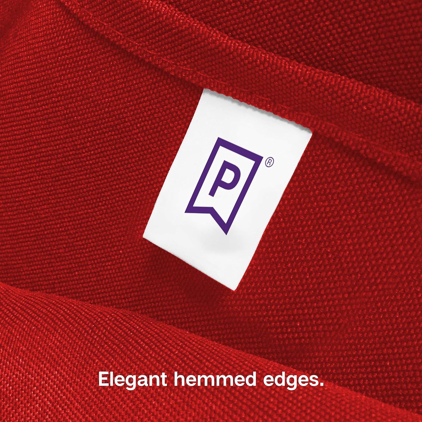 Gee Di Moda Rectangle Tablecloth - 90 x 156 Inch Red Table Cloth for 8 Foot Table with Floor-Length Drop - Heavy Duty Washable Fabric - 8 Ft Buffet Table, Holiday Party, Wedding & Baby Shower