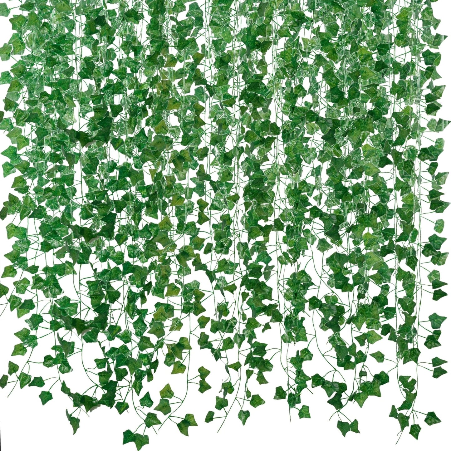Freyalife Fake Vines for Room Decor(12 Pack 84 Feet) Aesthetic Artificial Plant Ivy Leaves Hanging