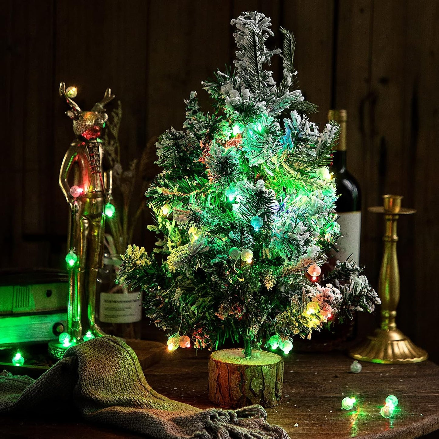 200pcs 10 Colors Balloon Lights, LED Assorted Colors Flash Lights, Mini Ball Light Round LED Ball Lamp for Paper Lantern Balloon Birthday Party Wedding Halloween Christmas Decoration