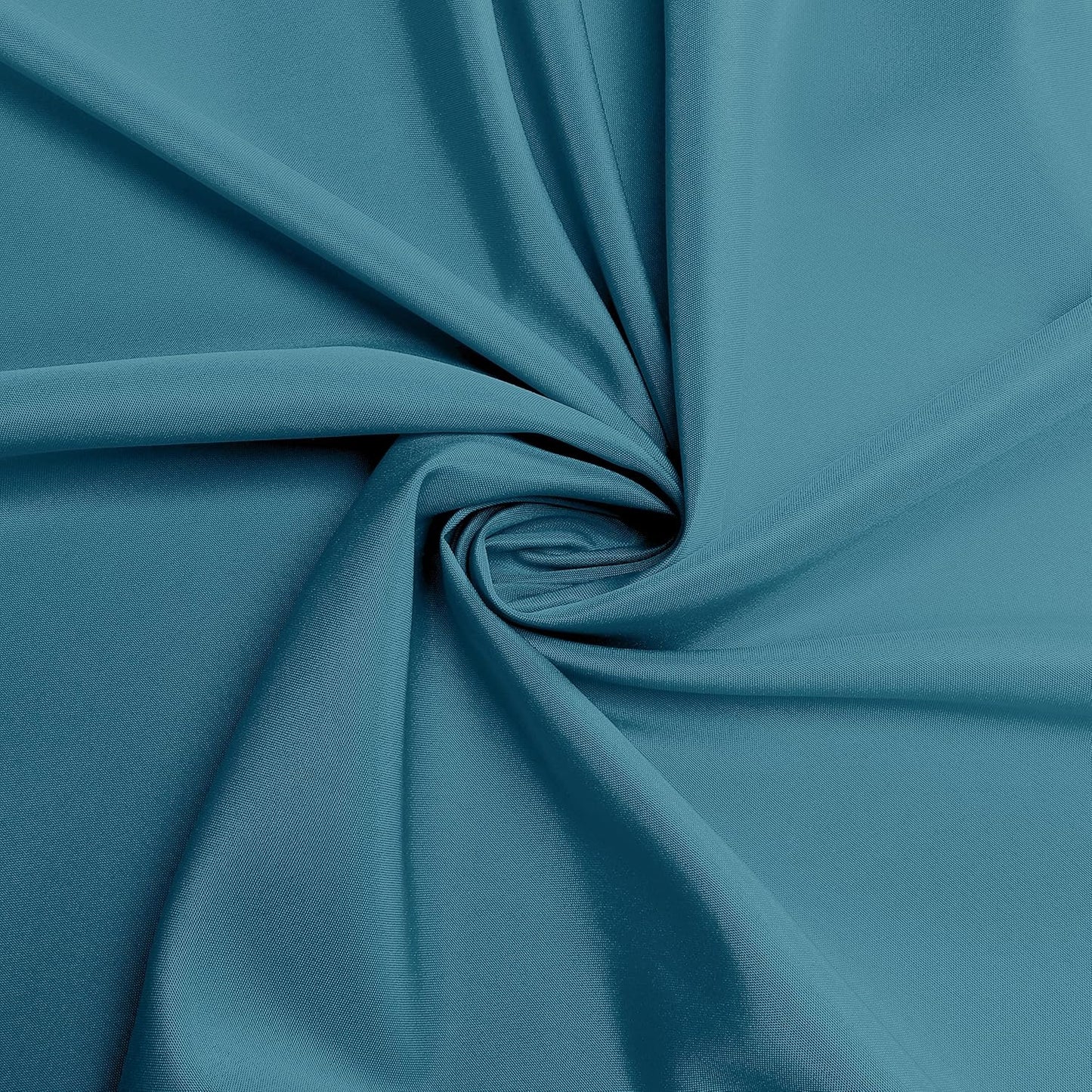 sancua Round Tablecloth - 80 Inch - Water Resistant Spill Proof Washable Polyester Table Cloth Decorative Fabric Table Cover for Dining Tables, Buffet Parties and Camping, Teal