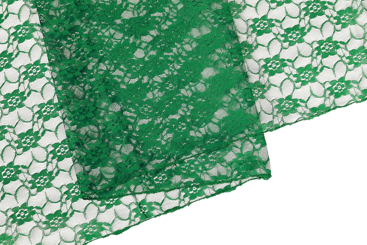 MDS Pack of 12 Wedding 12 x 108 inches Satin Table Runner for Wedding, Decorations for Birthday Parties, Banquets, Graduations, Engagements, Runners fit Rectangle, Round Table- Hunter Green