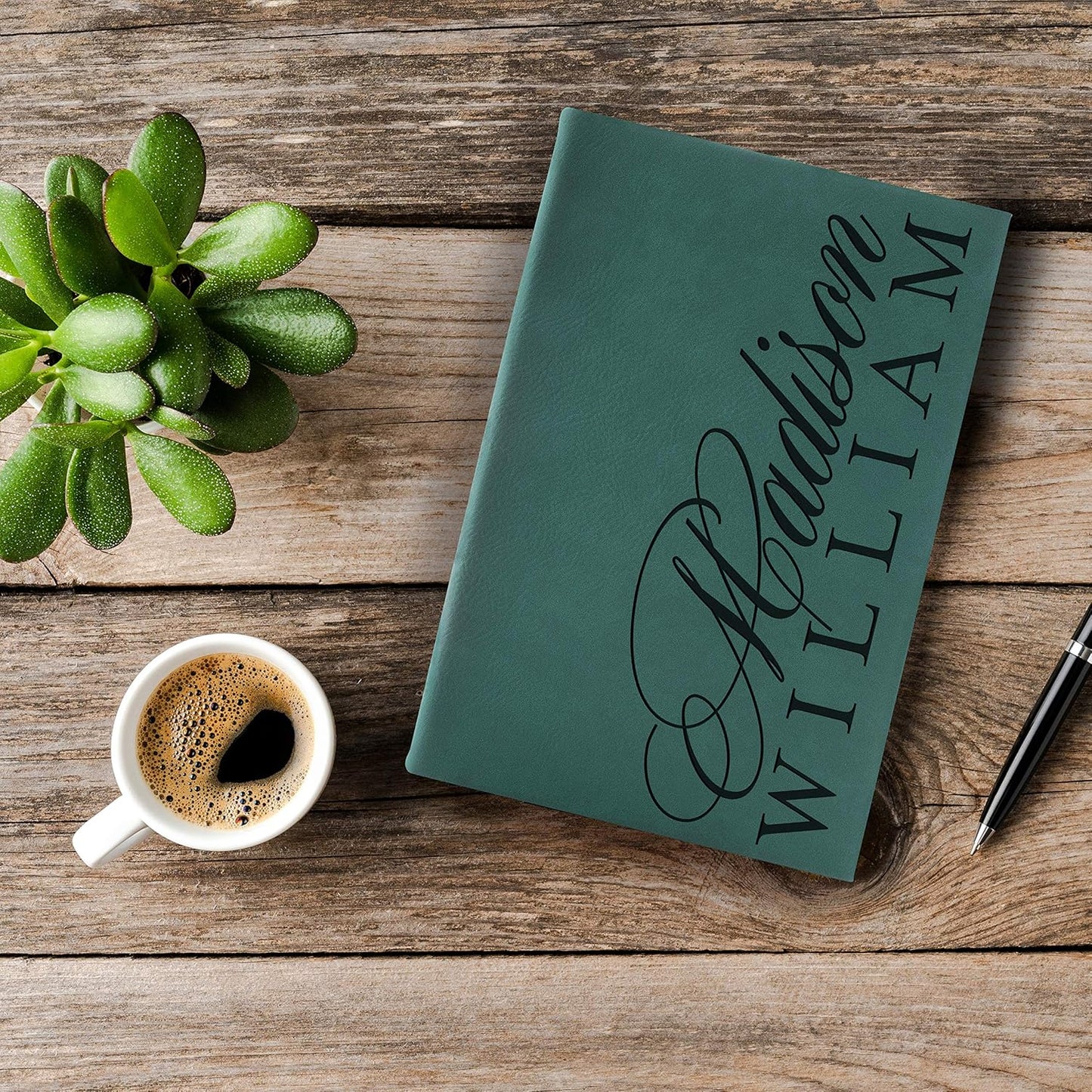 GIFTBYGIFTY Personalized Leather Journal Notebooks for Women | 12 Design, 9 Color - Burgundy | Custom Notebook for Women - Diary for Girls