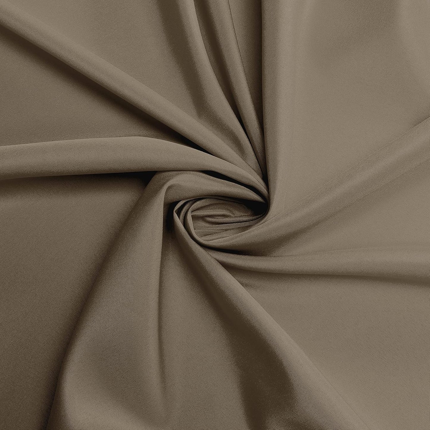 sancua Round Tablecloth - 70 Inch - Water Resistant Spill Proof Washable Polyester Table Cloth Decorative Fabric Table Cover for Dining Tables, Buffet Parties and Camping, Taupe